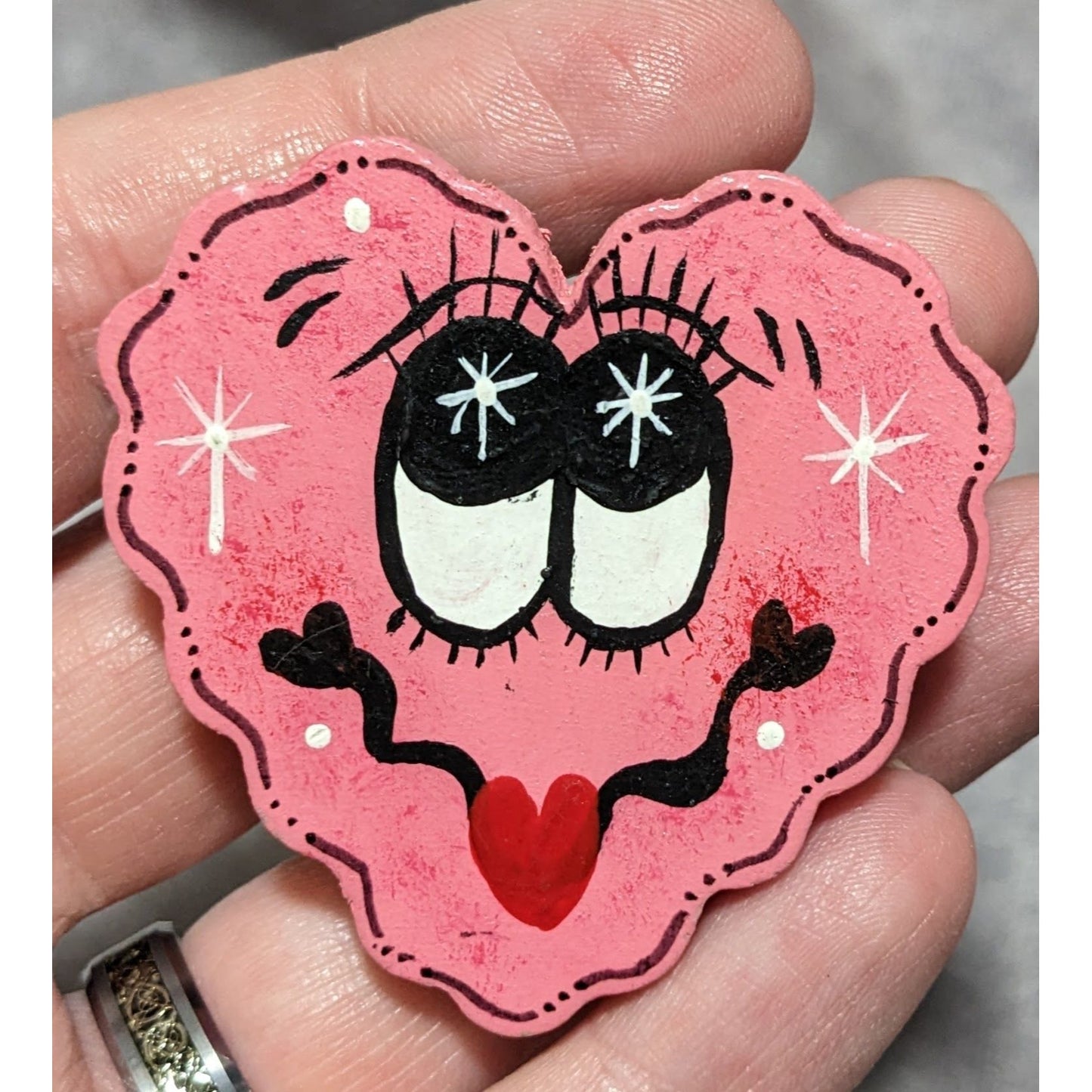 Valentine's Day Heart Brooch