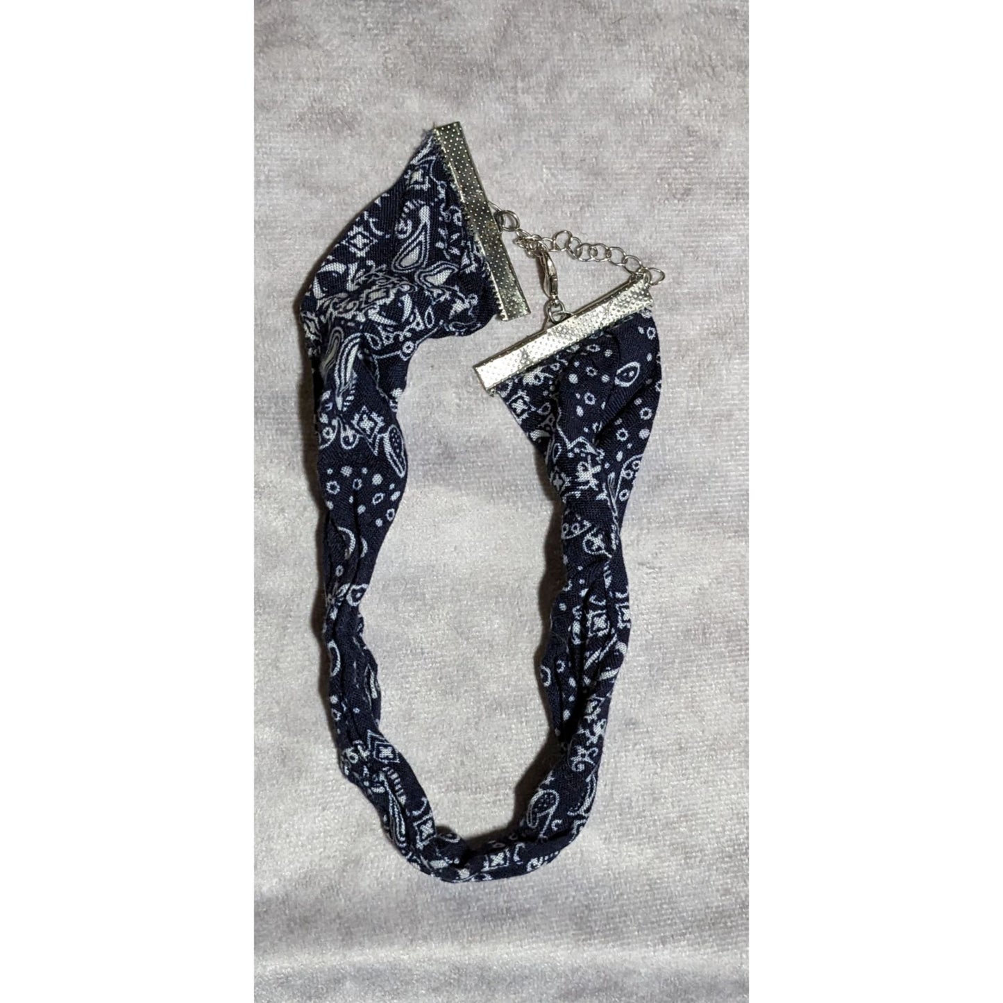 Icing Blue Bandana Choker