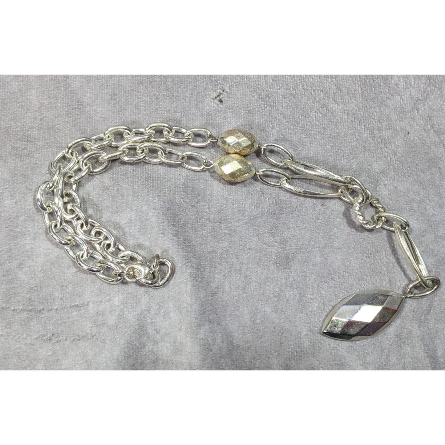 Chunky Glam Silver Tone & Statement Necklace