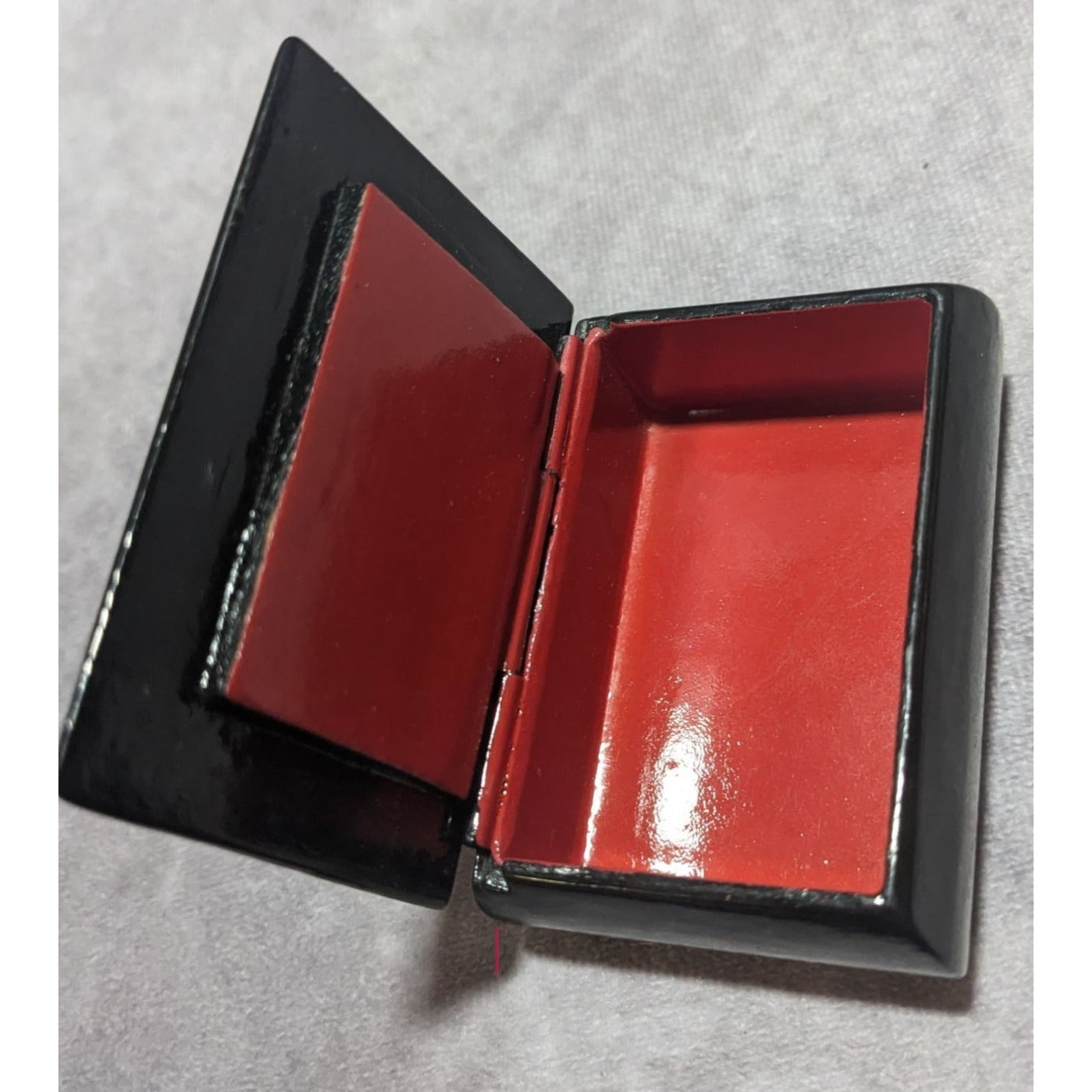 Vintage Russian Frog Princess Palekh Hand Painted Trinket Box