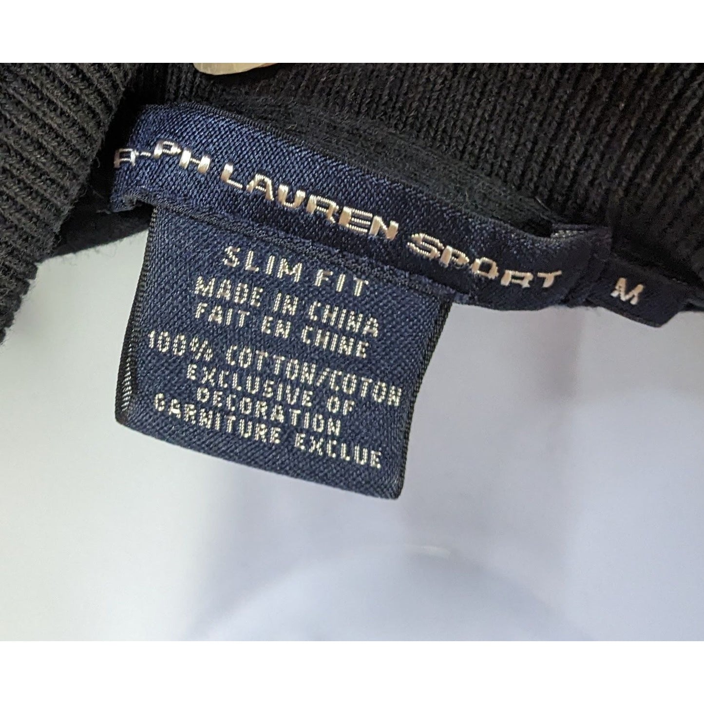 Ralph Lauren Sport Black Polo Shirt