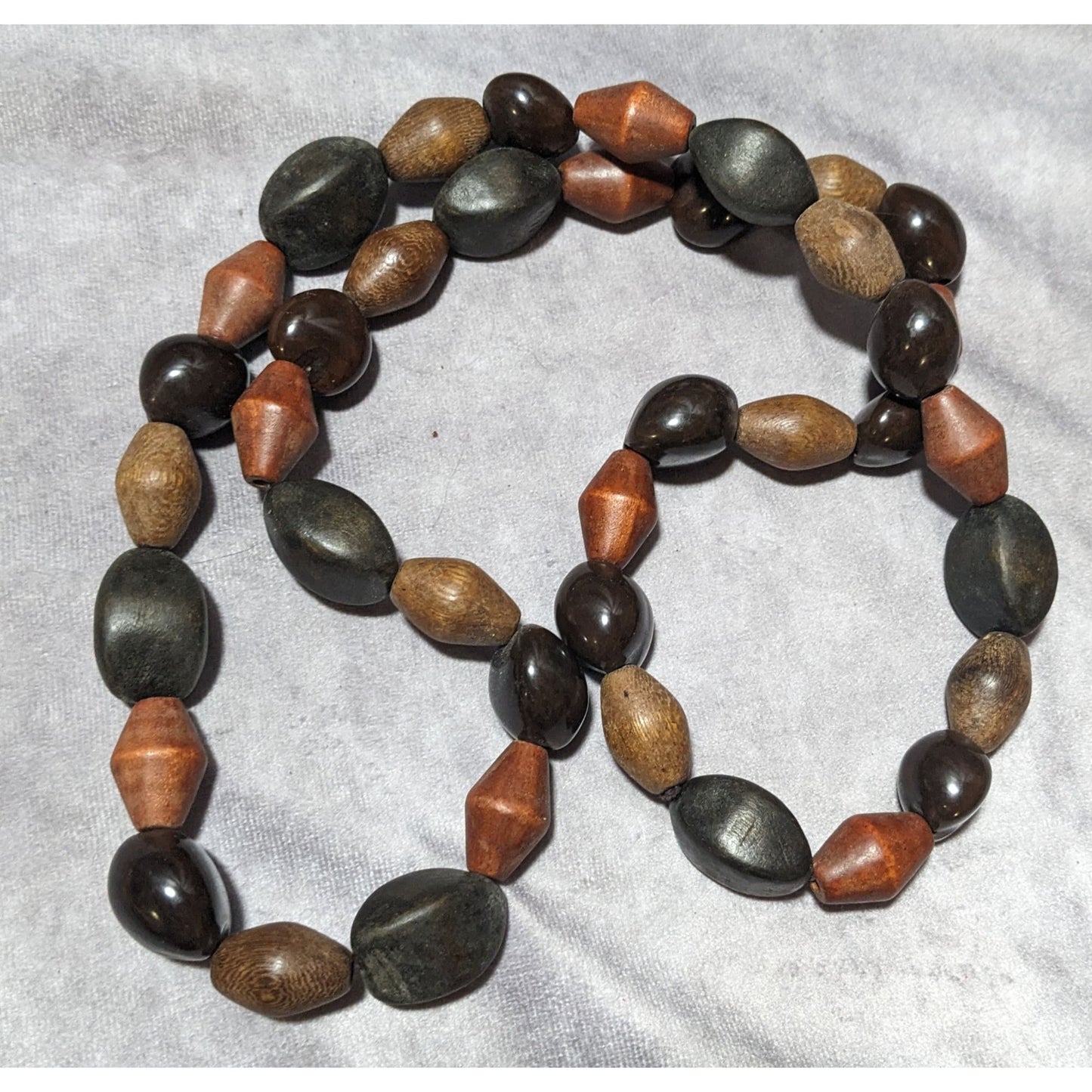 Chunky Wooden Beaded Necklace