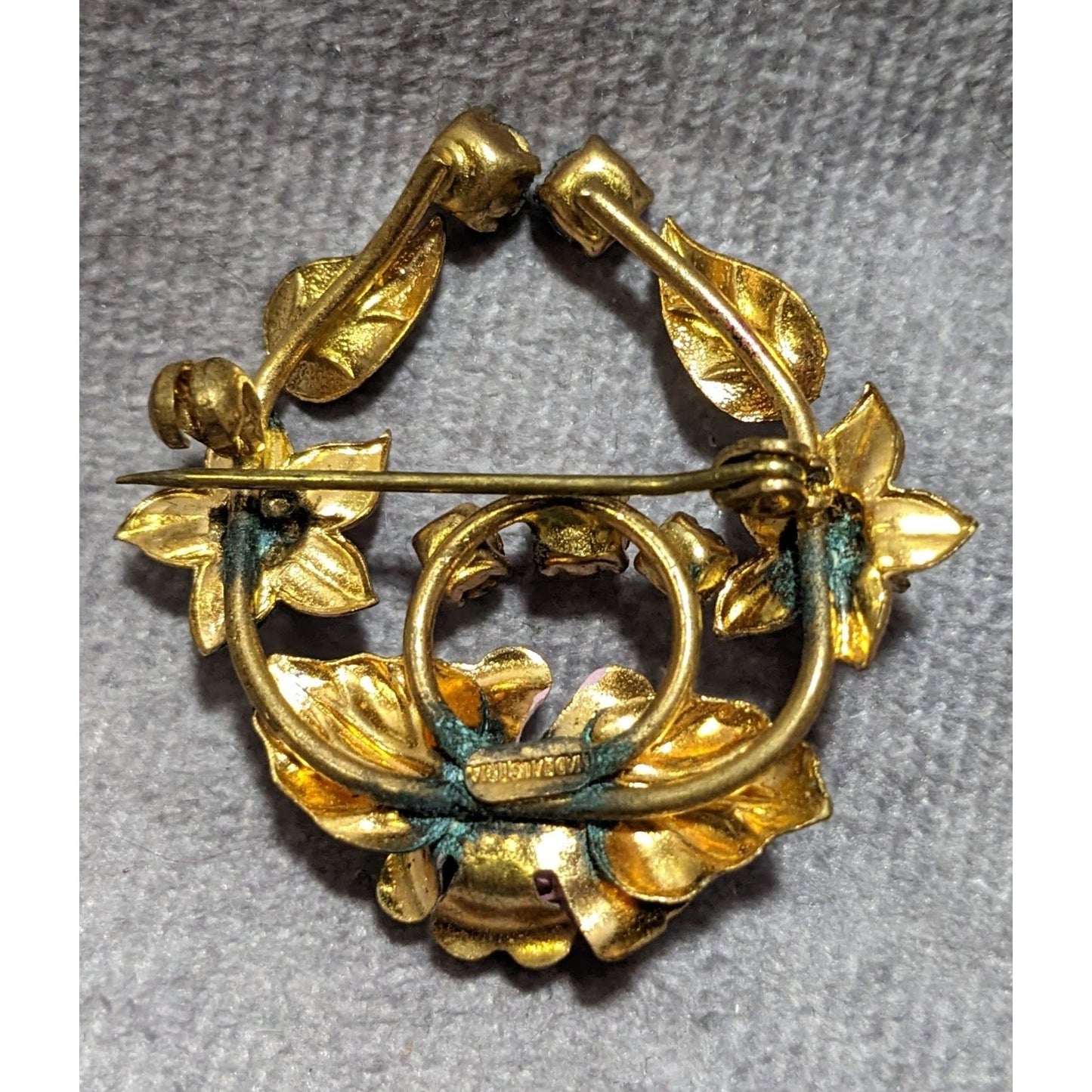 Vintage Austrian Floral Brooch