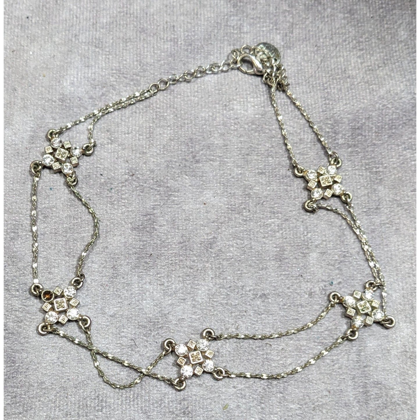 Icing Y2K Industrial Glam Rhinestone Choker Necklace