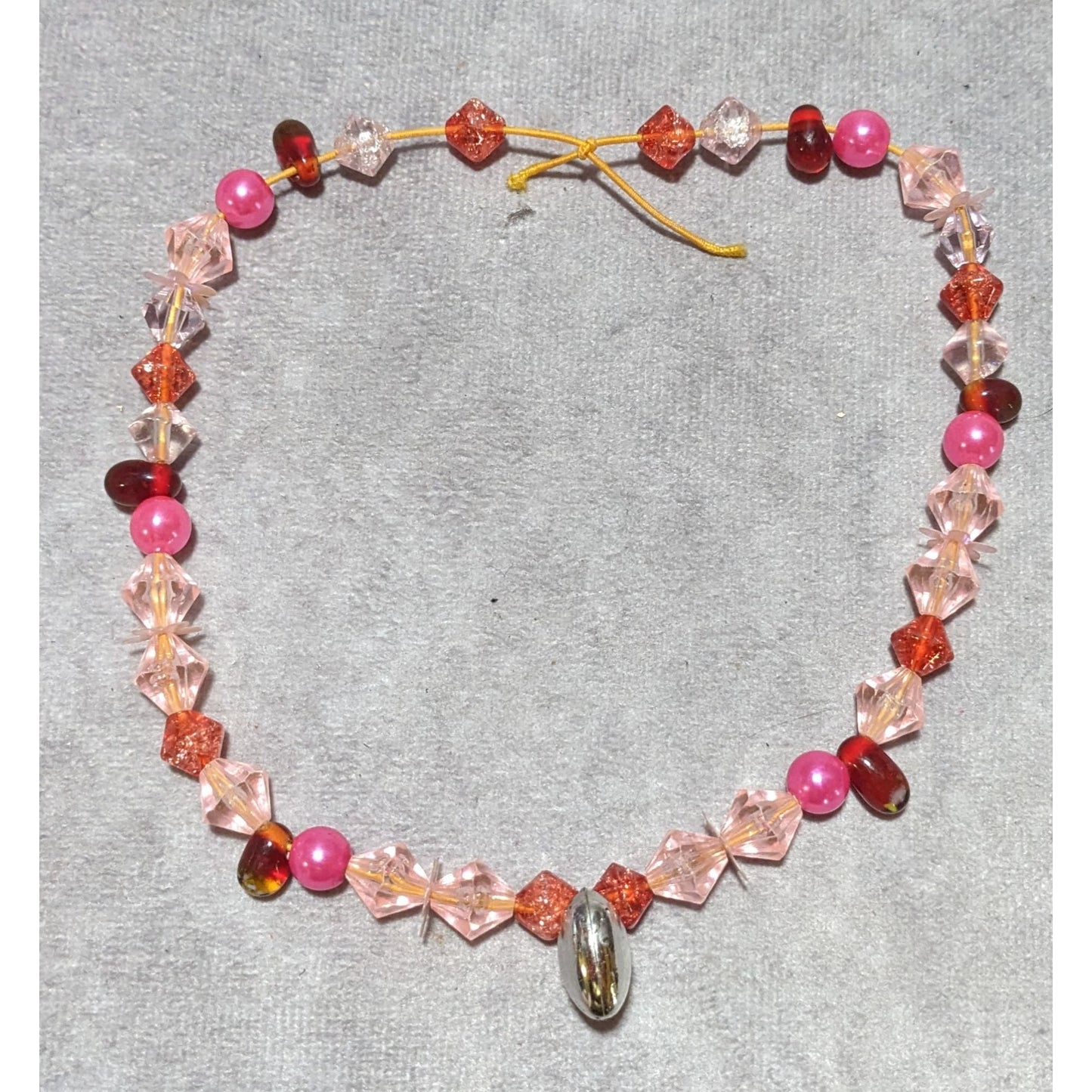 Handmade Beaded Coquette Necklace