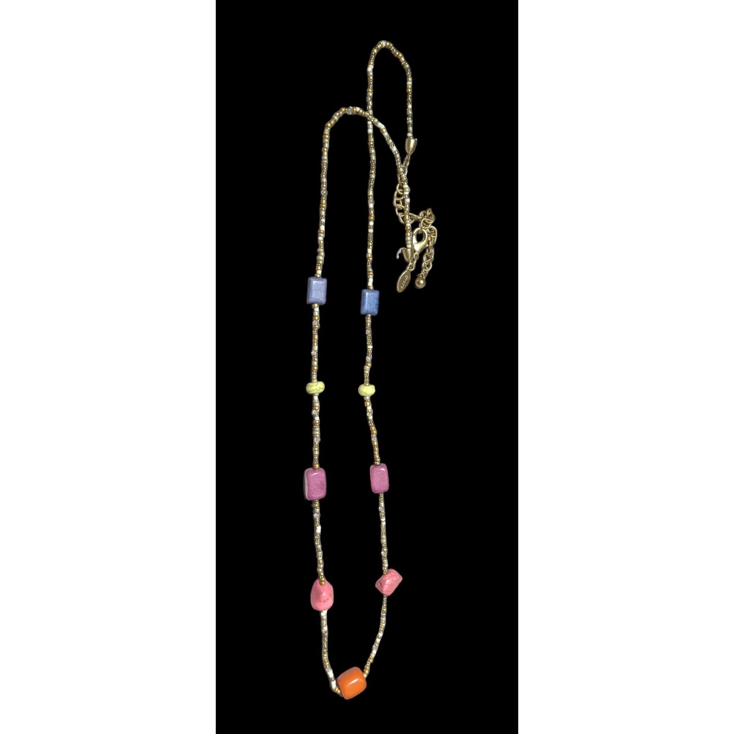 Chico's Rainbow Beaded Necklace