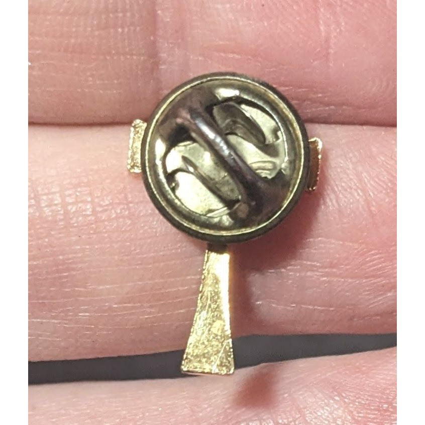 Minimalist Religious Gold Tone Cross Lapel Pin