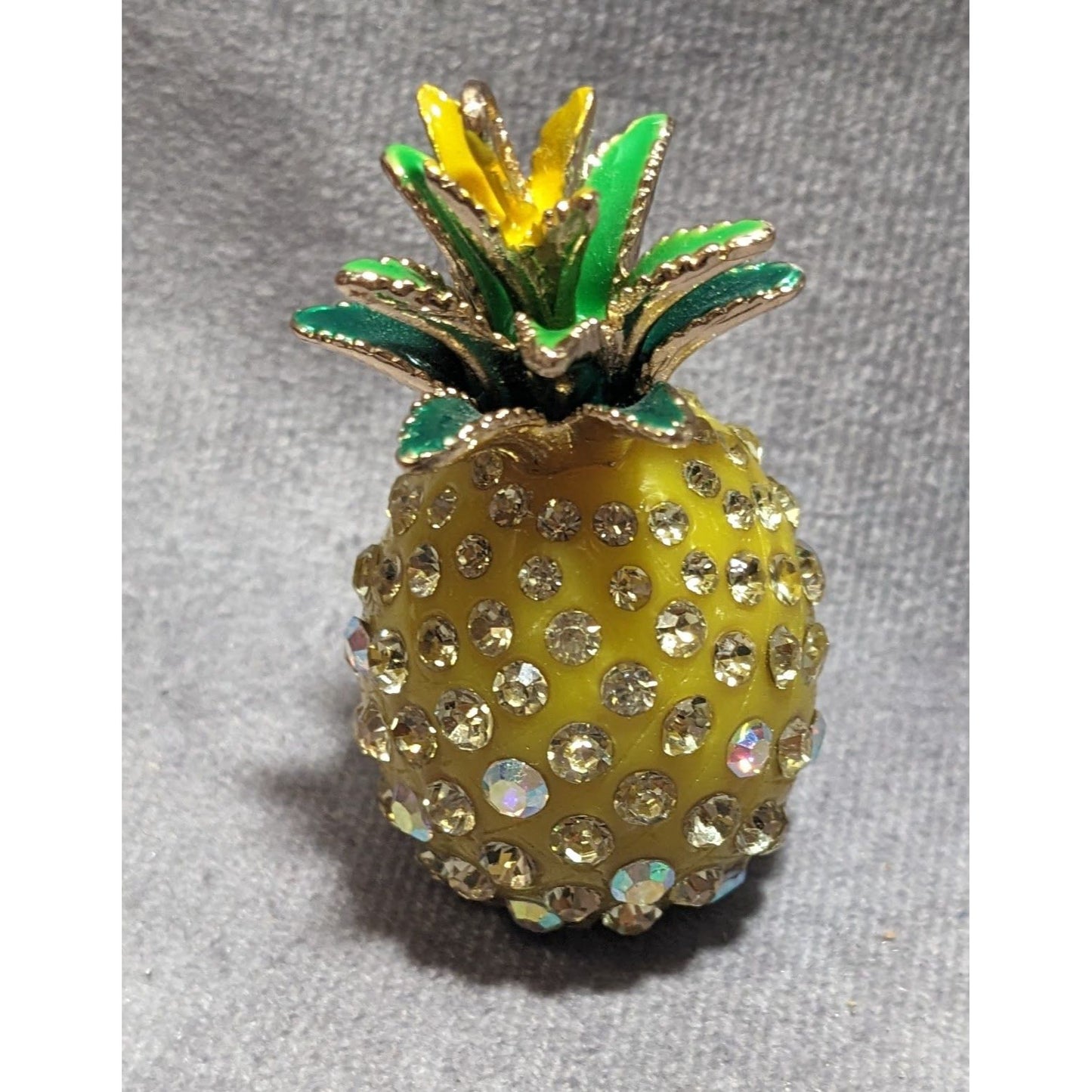 Rhinestone Glam Pineapple Pendant