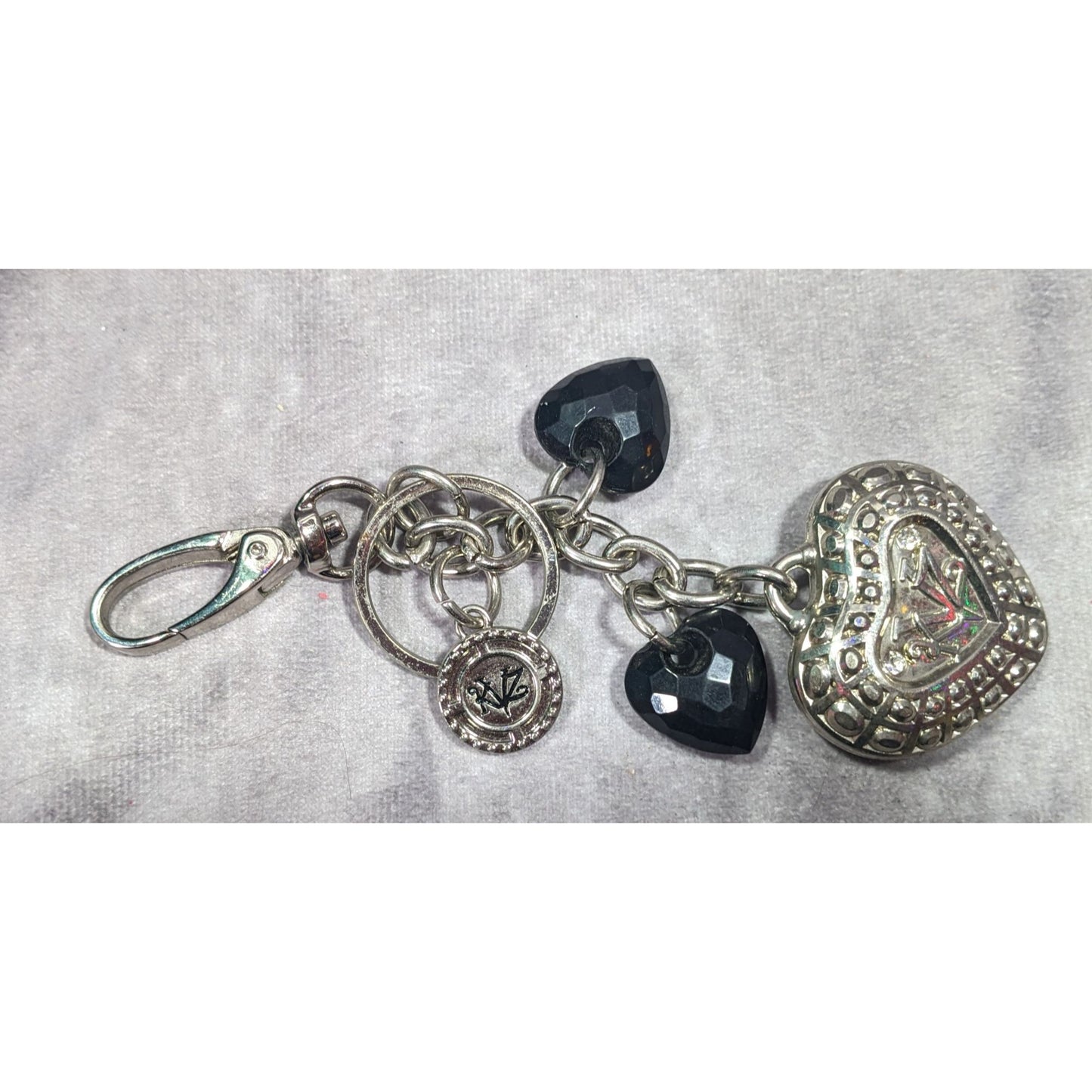 Kathy Van Zeeland Chunky Heart Charm Keychain