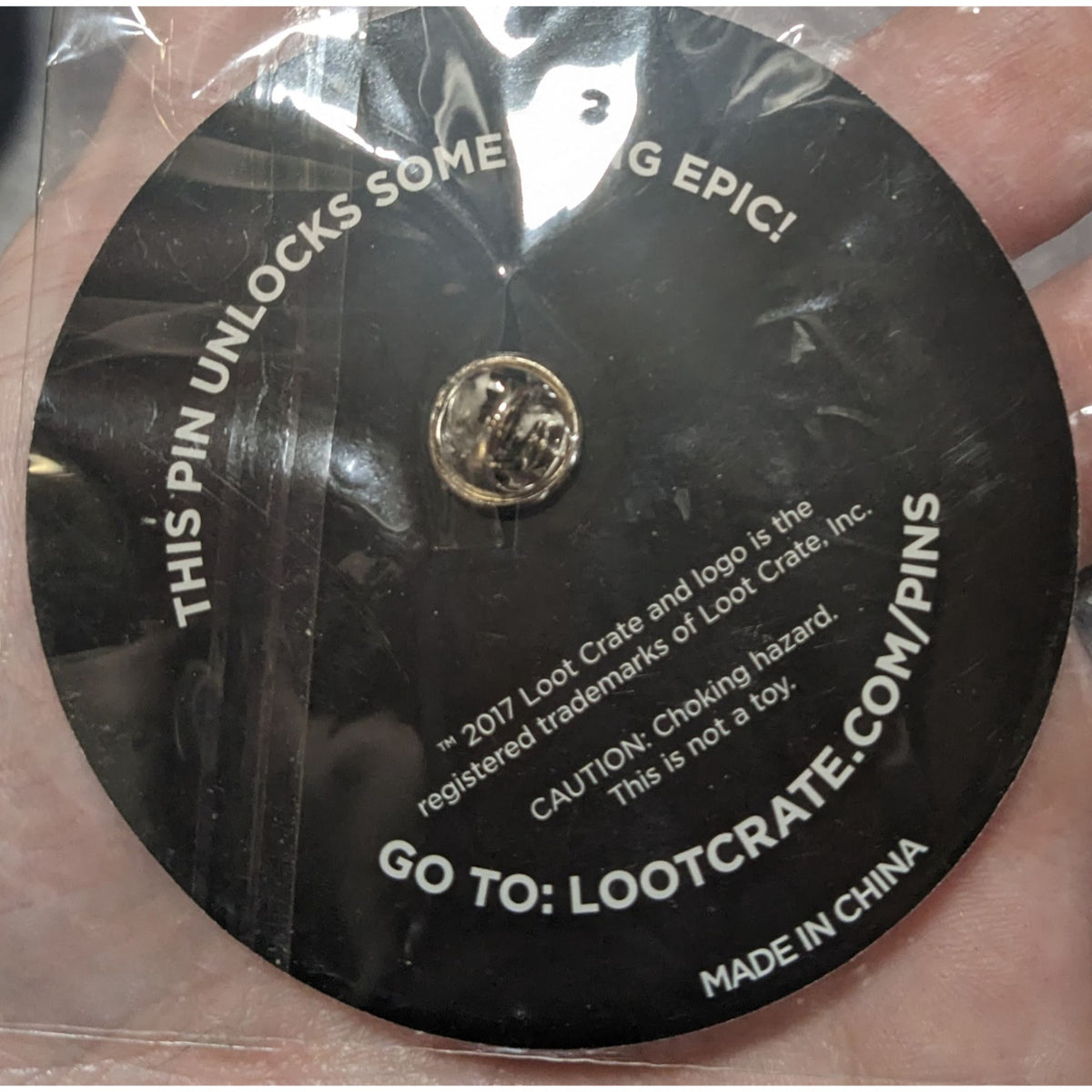 Geekcore Retro Tech Loot Crate April 2017 Investigate Cassette Lapel Pin