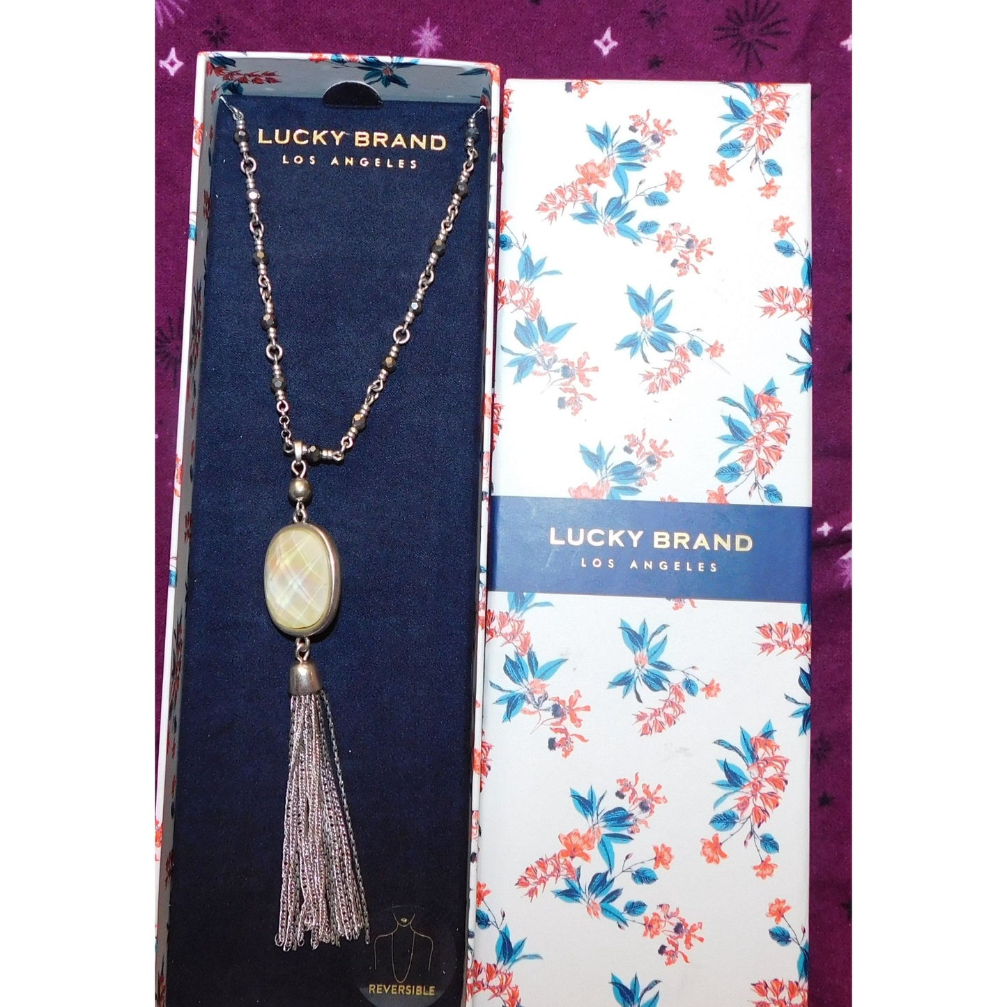 Lucky Brand Reversible Pendant Necklace