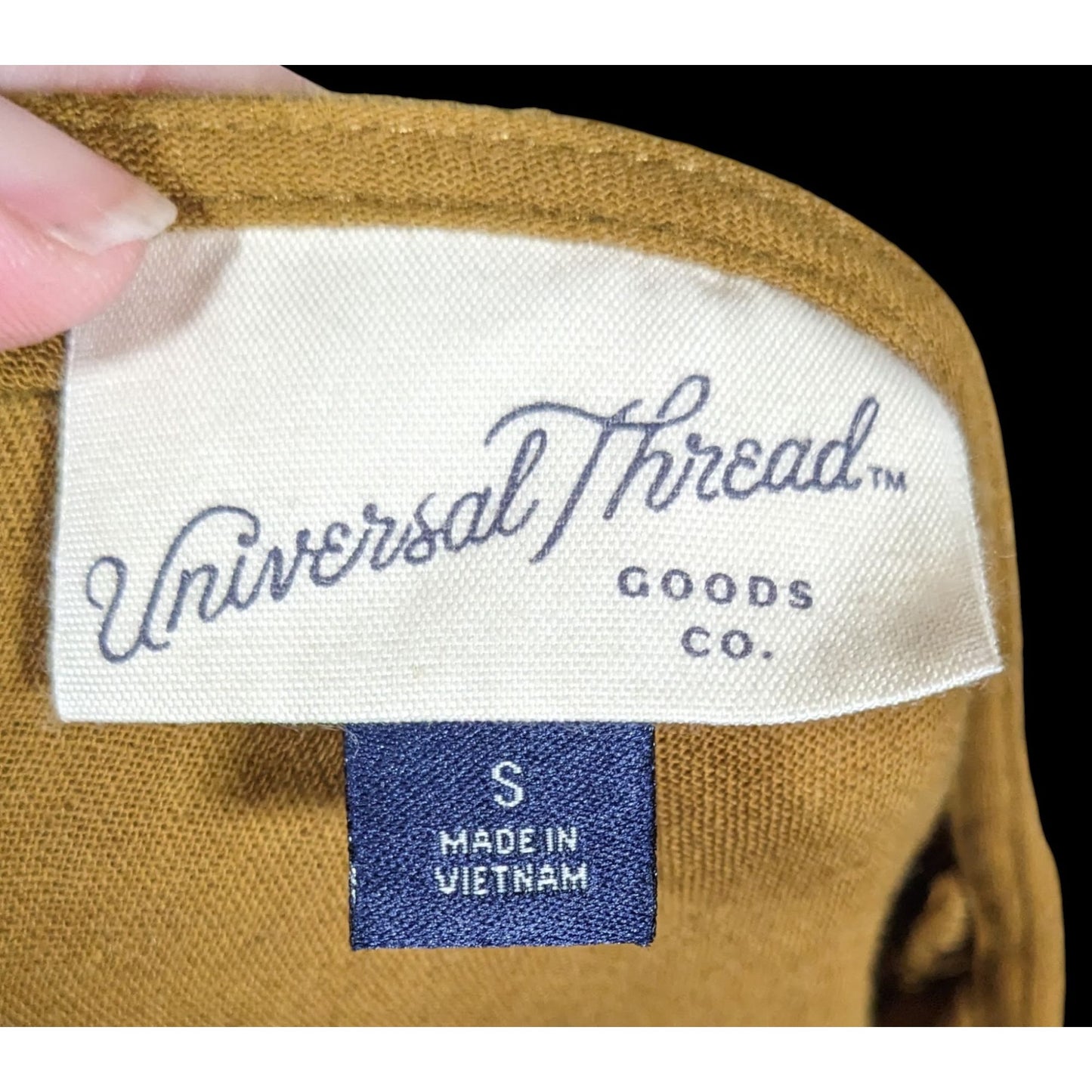 Universal Threads Rustic Peasant Brown Tiered Cotton Maxi Dress