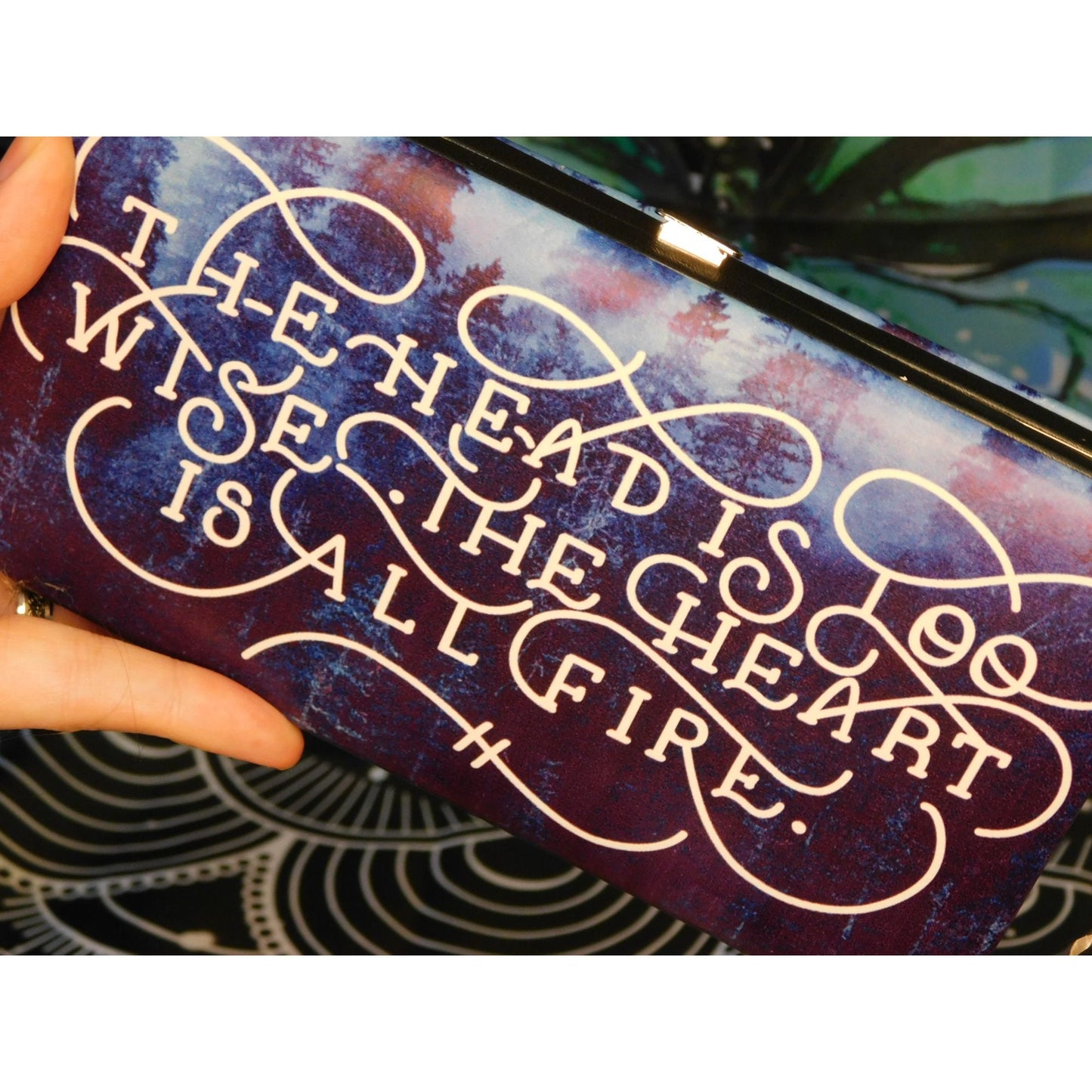 Owl Crate Exclusive Hinge Wallet The Raven King Quote