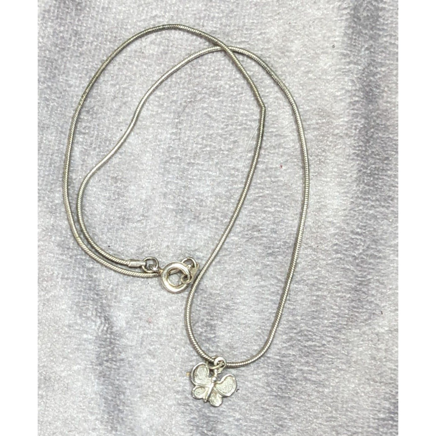 Fairycore Minimalist Butterfly Charm Pendant Necklace