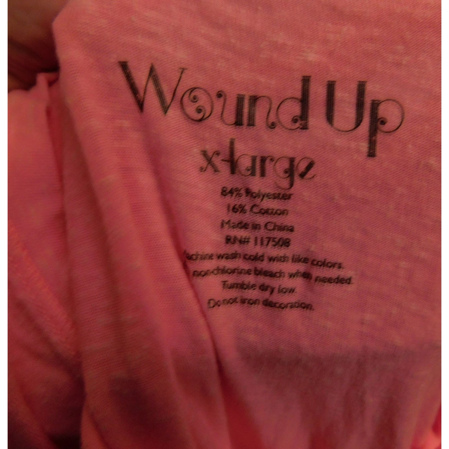 Wound Up Bohemian Sparkly Black And Pink Elephant Top