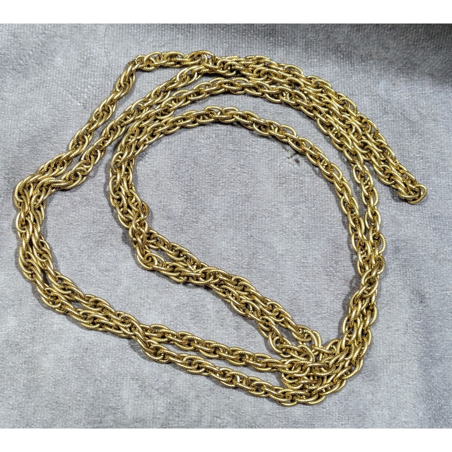 Classic Lightweight Gold Tone Chain Necklace