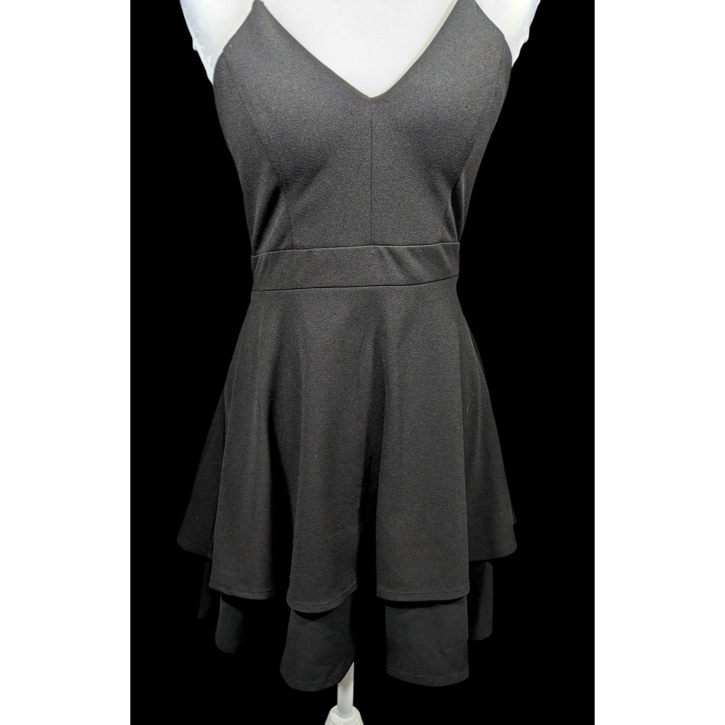 B. Darlin Y2K Gothic Lace Back Fit And Flare Mini Dress Size 9/10