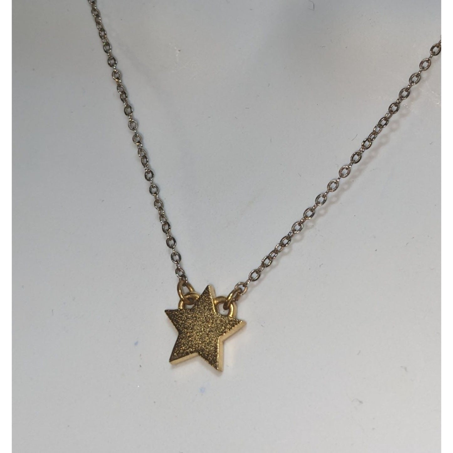 Minimalist Gold Star Pendant Necklace Dainty Celestial Layering Jewelry