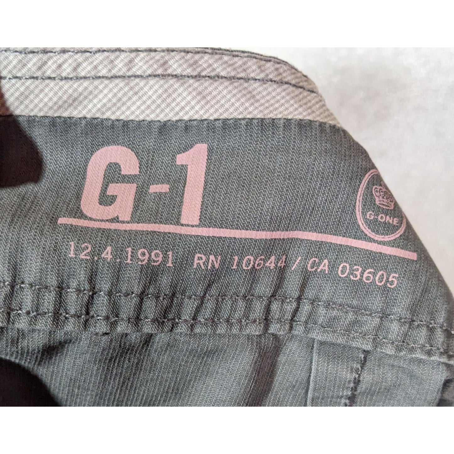 G-1 Grey Utility Skirt With Pockets And Drawstring