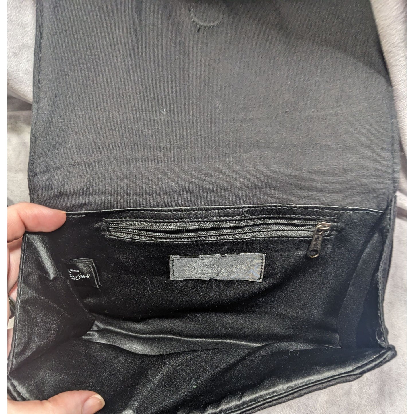 Victoria Couture x Hello Kitty Glam Goth Quilted Wallet With Dust Bag