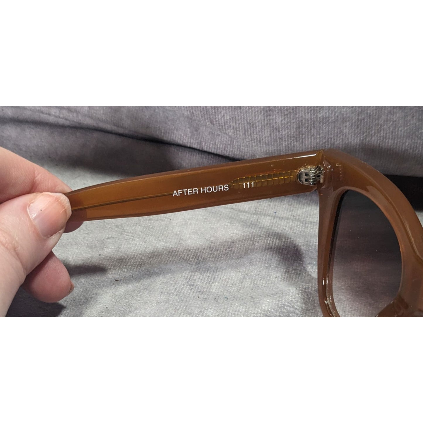 Quay Australia After Hours Chunky Retro Caramel Frame Sunglasses