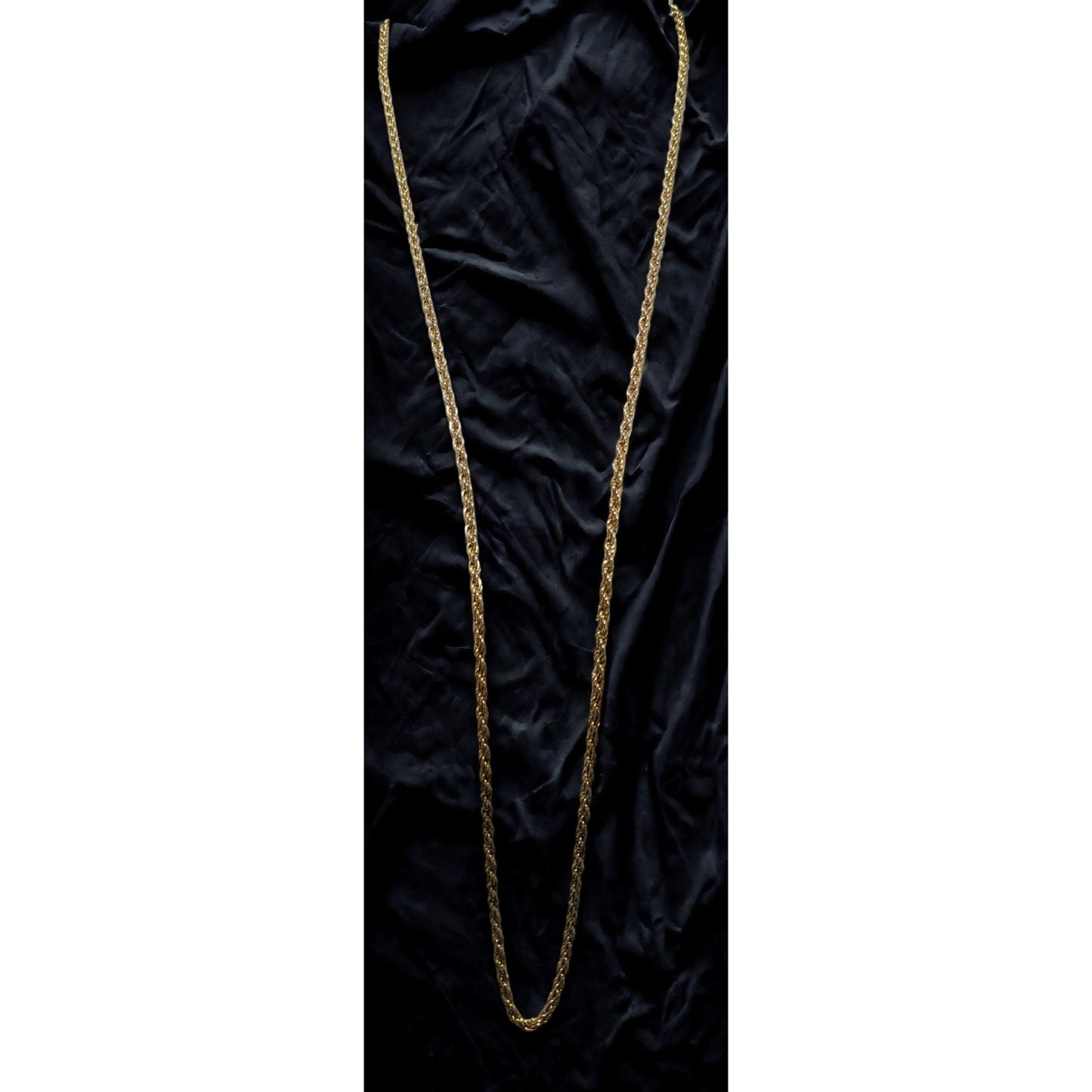 Gold Twist Chain Necklace