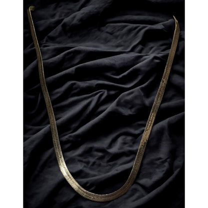 Vintage Worthington Etched Gold Herringbone Chain