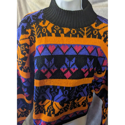 Vintage 80s Vibrant Sweater