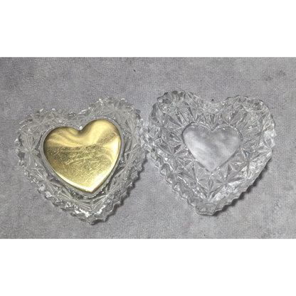 Crystal Heart Trinket Box