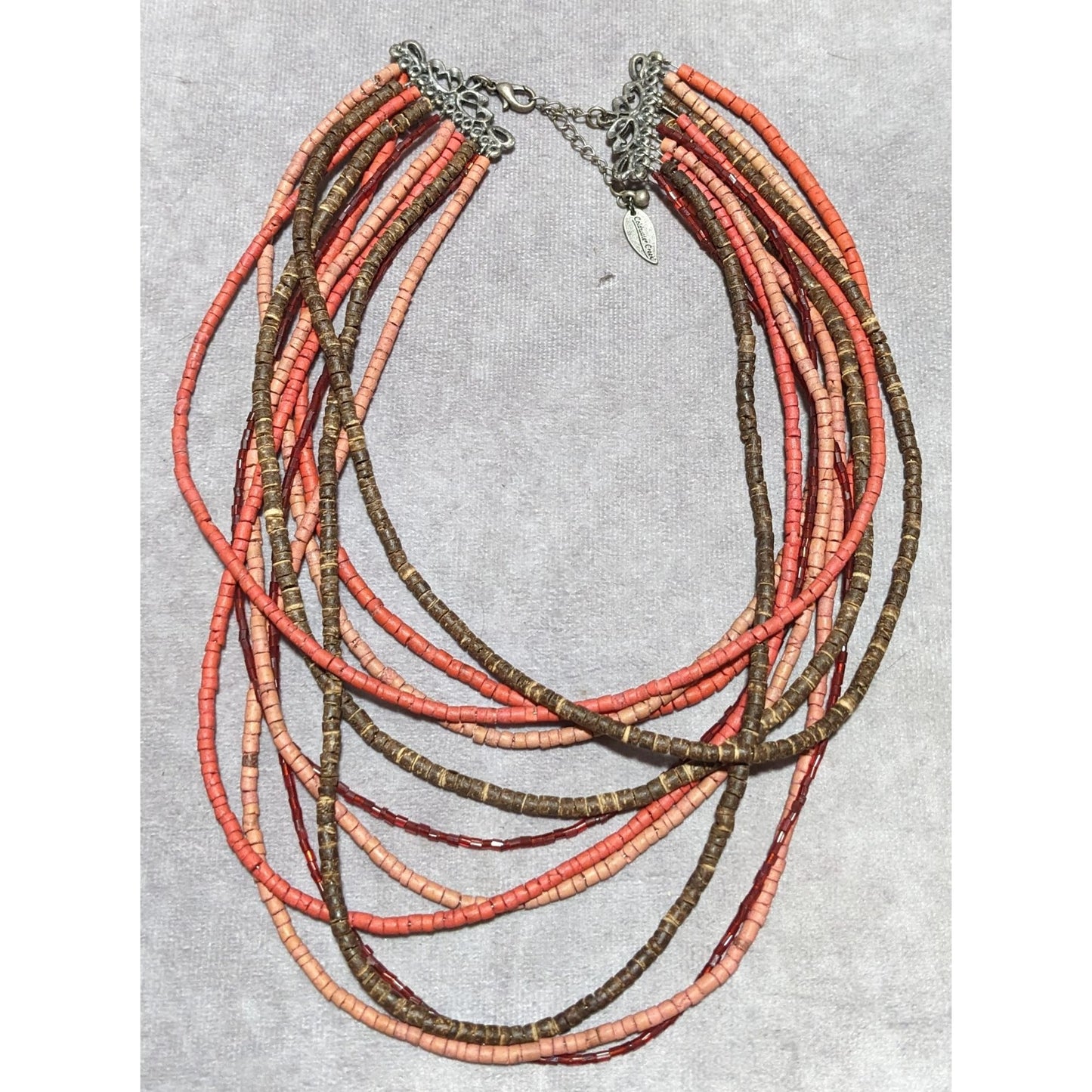 Coldwater Creek Multicolor Beaded Layered Necklace