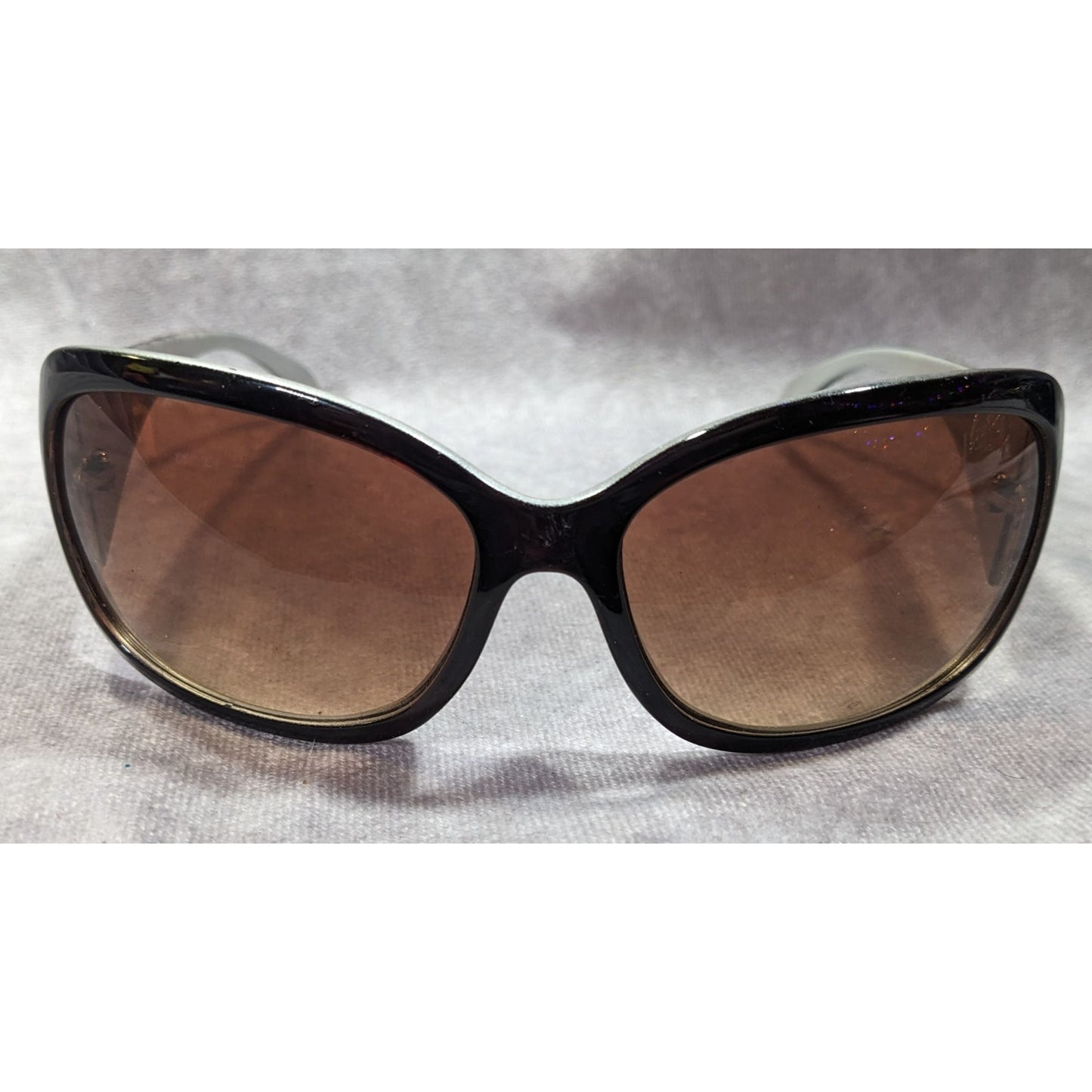 Candies Floral Scroll Brown And Silver Sunglasses CA207