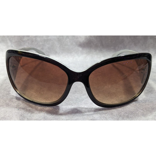 Candies Floral Scroll Brown And Silver Sunglasses CA207