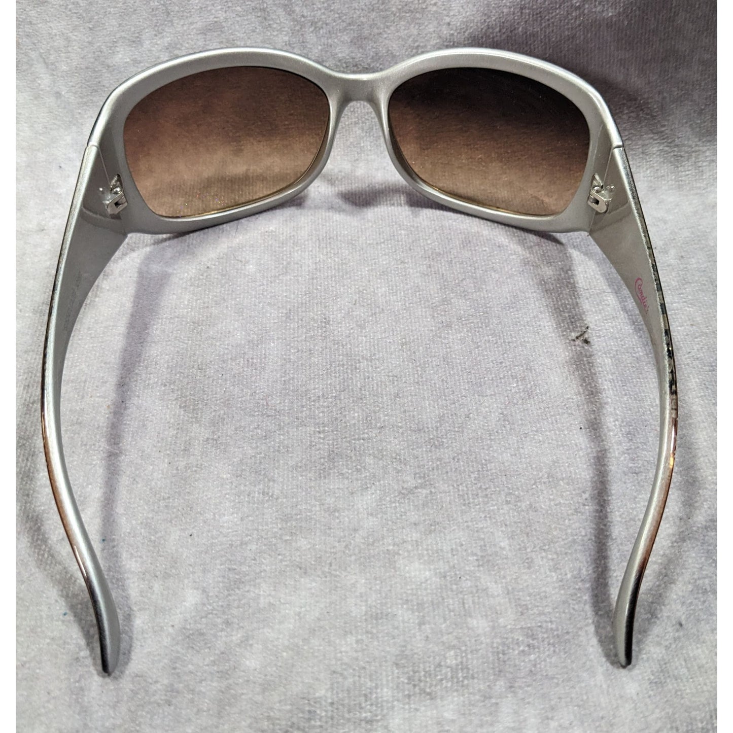 Candies Floral Scroll Brown And Silver Sunglasses CA207
