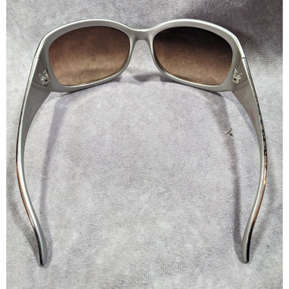 Candies Floral Scroll Brown And Silver Sunglasses CA207