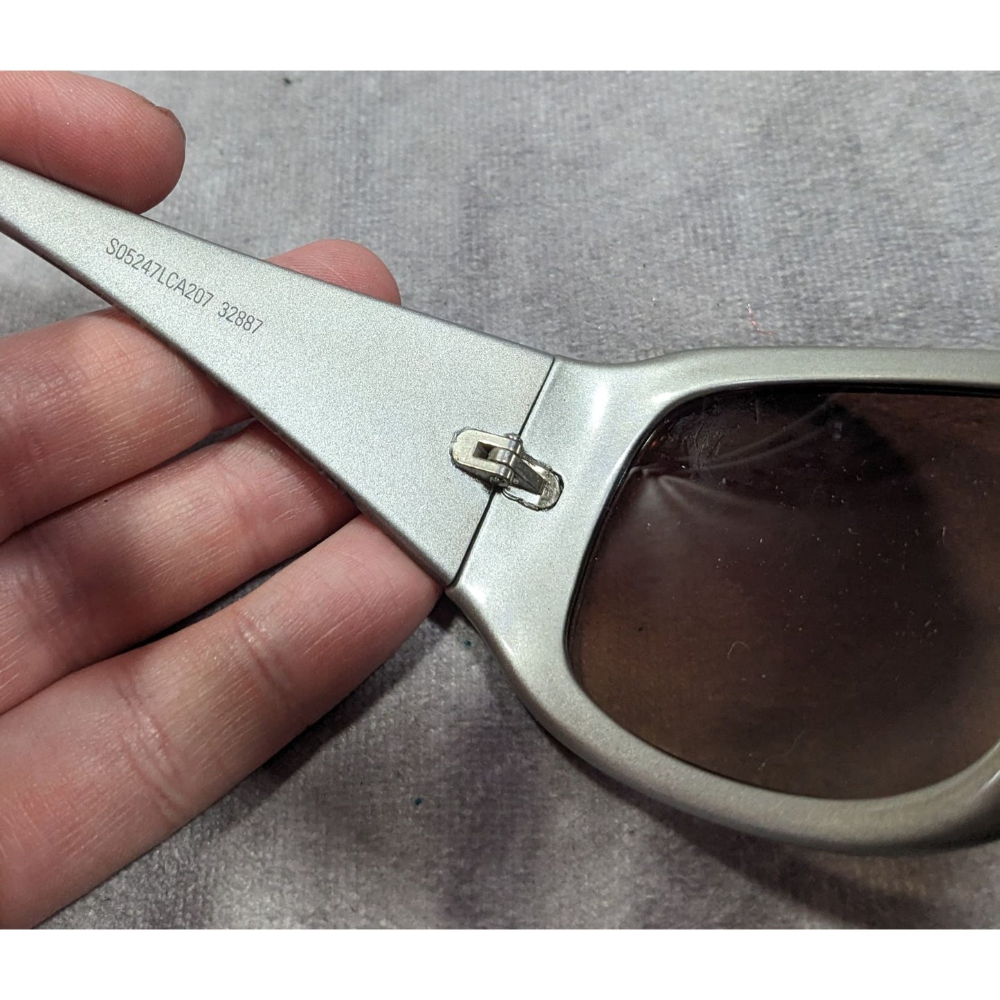 Candies Floral Scroll Brown And Silver Sunglasses CA207