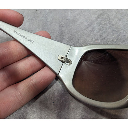 Candies Floral Scroll Brown And Silver Sunglasses CA207