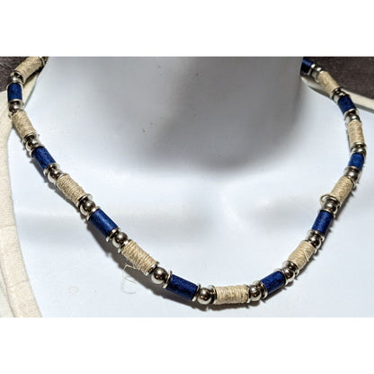 90s Tube Beaded Necklace