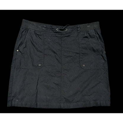 Preppy Casual Black Skort by Croft & Barrow