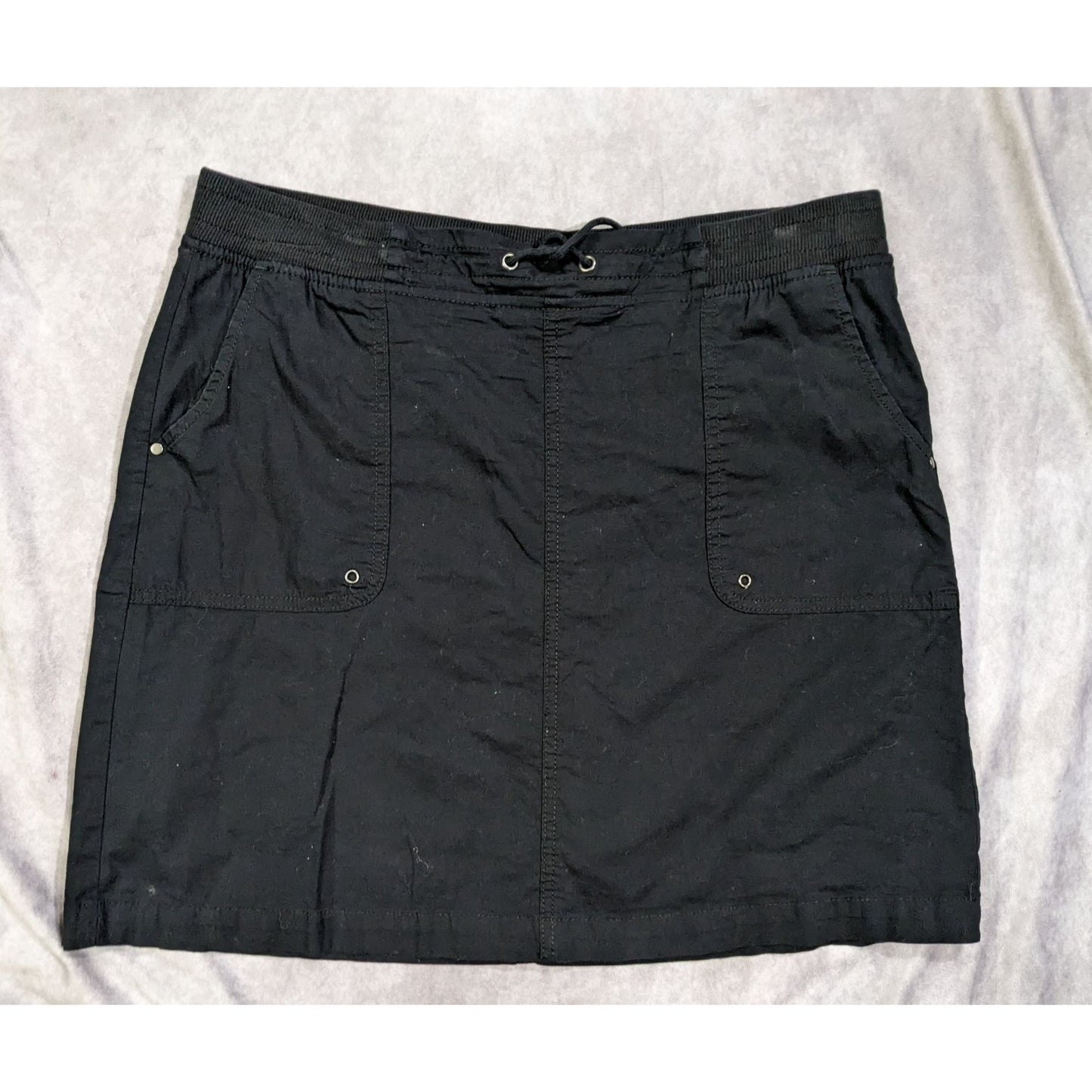 Preppy Casual Black Skort by Croft & Barrow