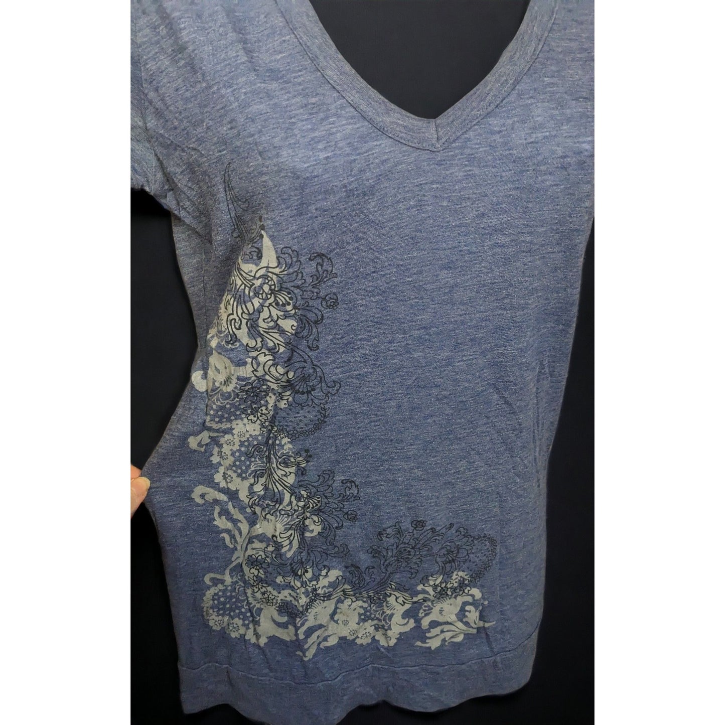 Aeropostale Blue Floral Top