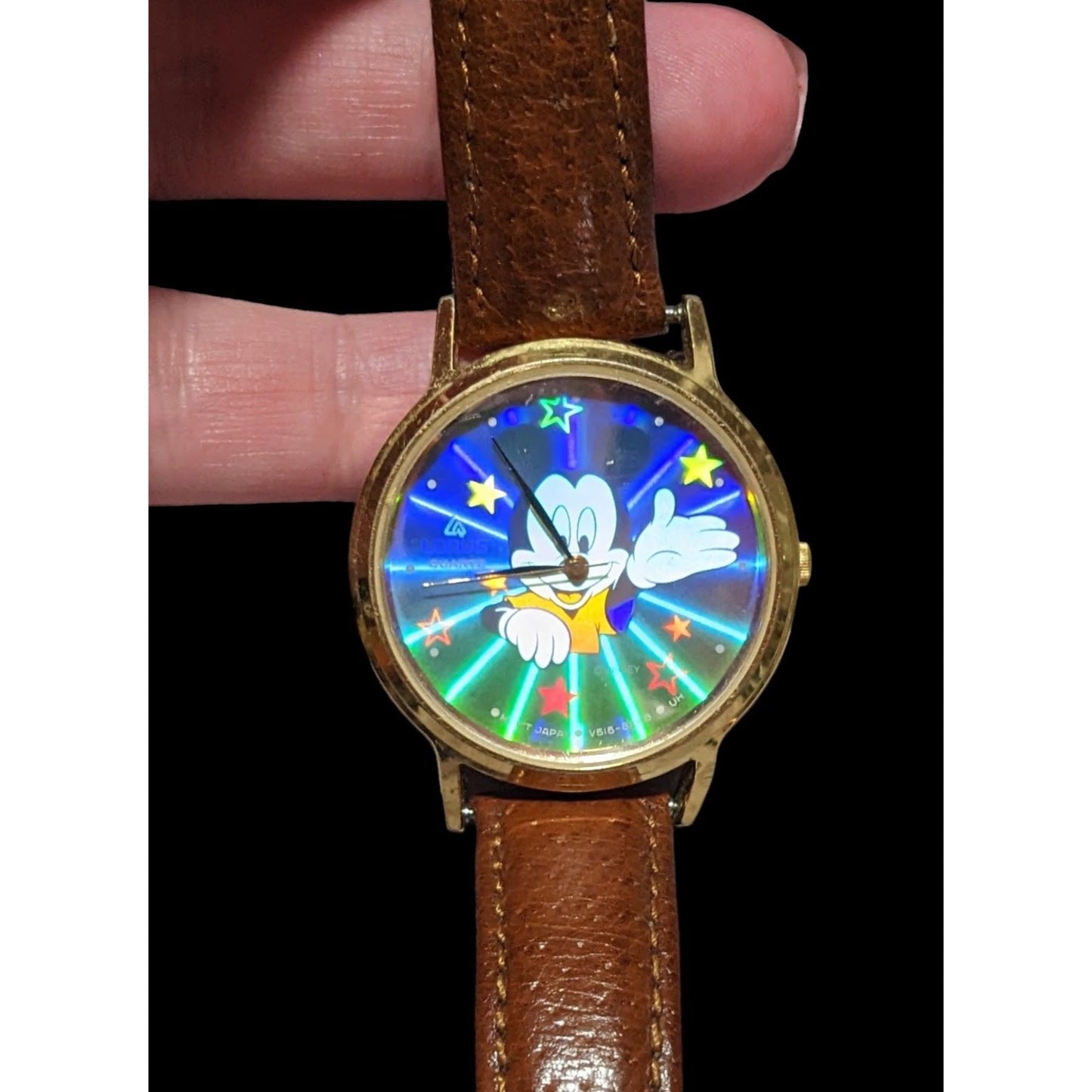 Vintage Lorus Holographic Collectible Mickey Watch