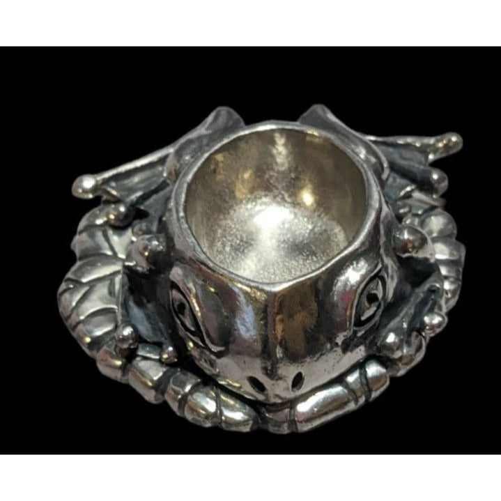 Metal Morphosis Frog Trinket Set