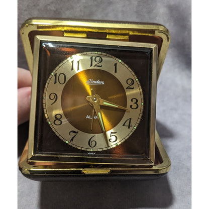 Vintage Linden Travel Alarm Clock