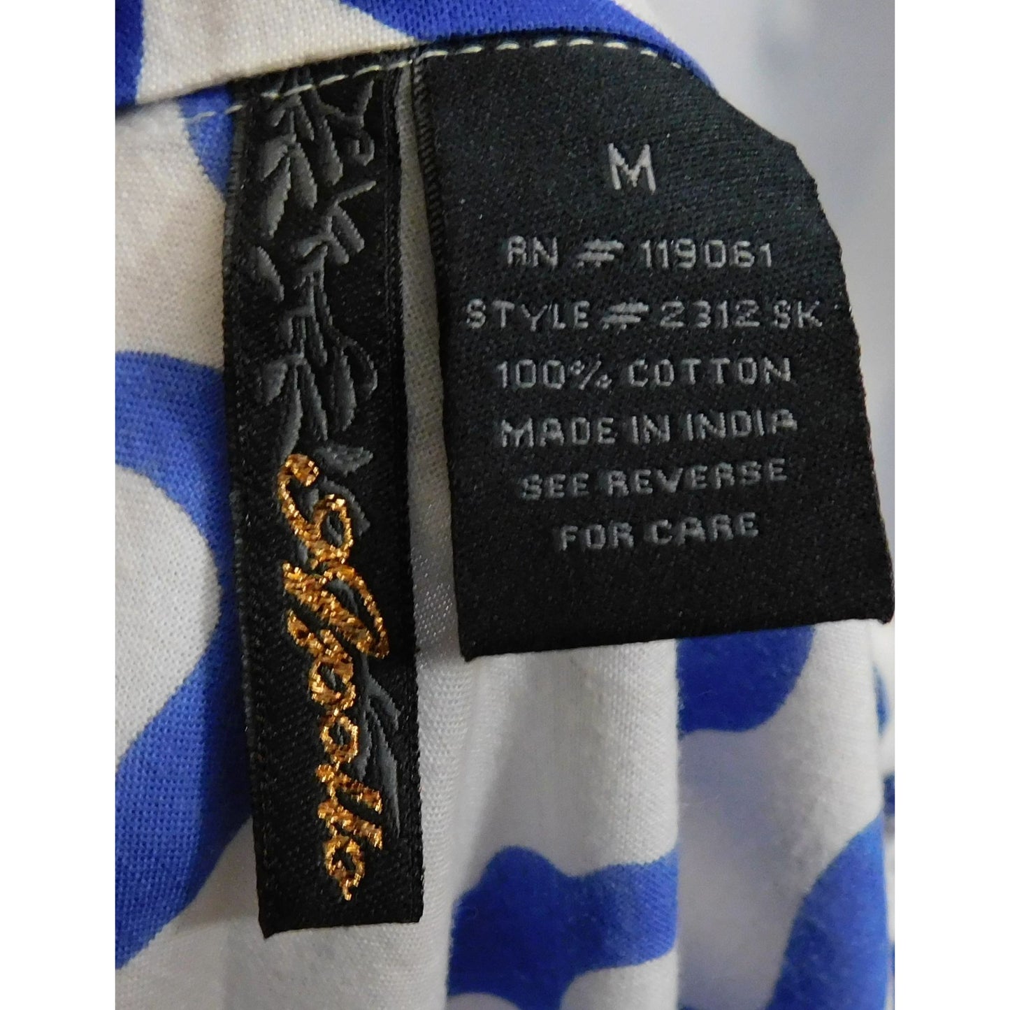 Apollo Blue And White Floral Midi Skirt