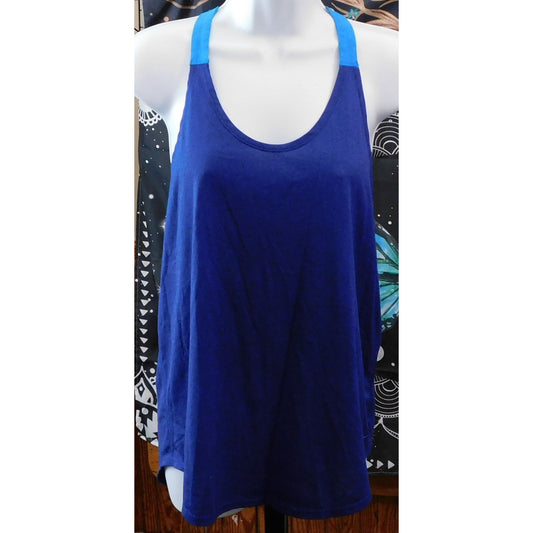 Nike Dri Fit Blue Racerback Sporty Tank Top