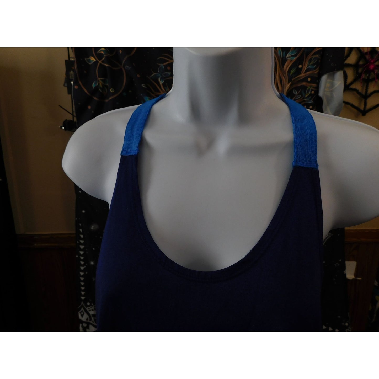 Nike Dri Fit Blue Racerback Sporty Tank Top