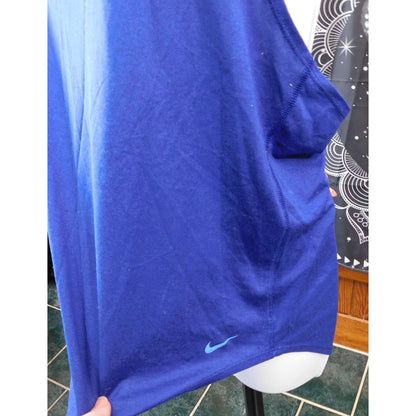 Nike Dri Fit Blue Racerback Sporty Tank Top