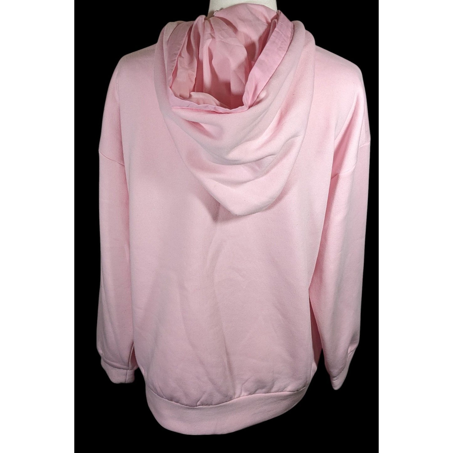 Neubryne Couture Floral Beaded And Gem Mask Design Light Pink Hoodie