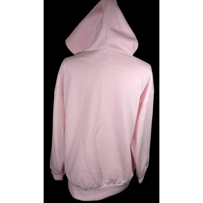 Neubryne Couture Floral Beaded And Gem Mask Design Light Pink Hoodie