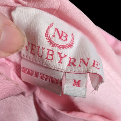 Neubryne Couture Floral Beaded And Gem Mask Design Light Pink Hoodie